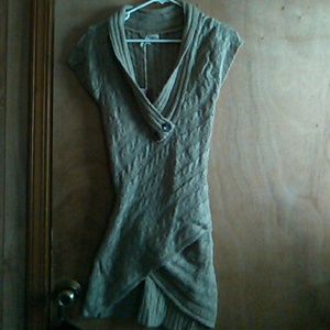 Poof Excellence Tan Mini Dress